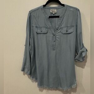 Hester & Orchard Tensil Denim Chambray Top